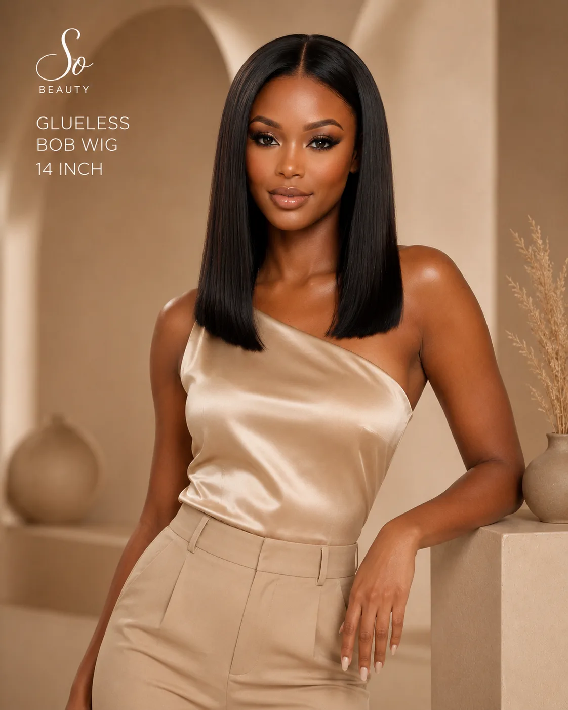Glueless Bob 14 inch
