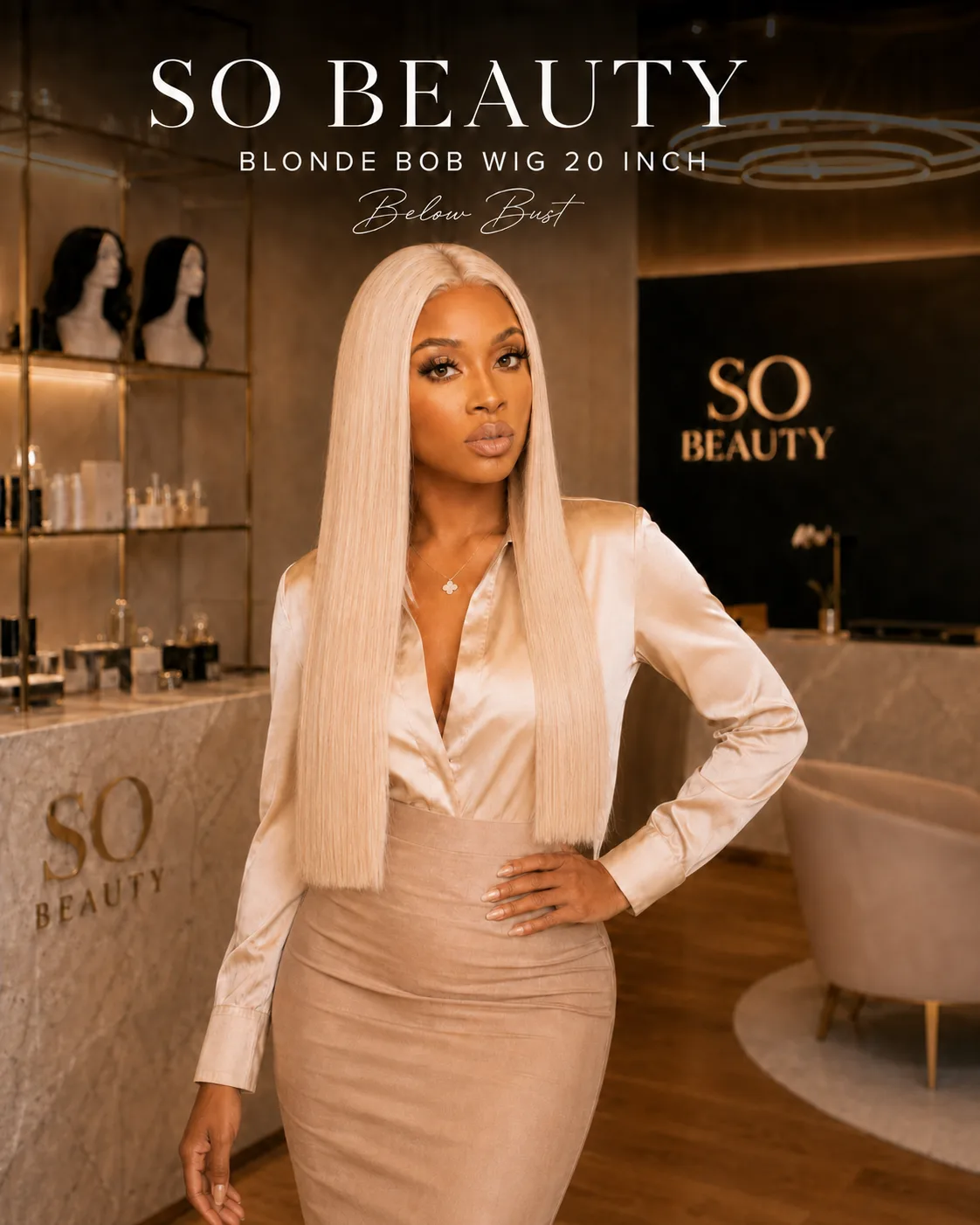 Honey Blonde Bob 20 inch