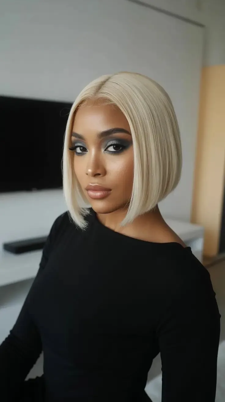Honey Blonde Human Hair Bob Wig in South Africa